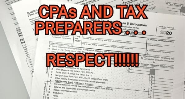 Respect for CPAs in challenging tax season
